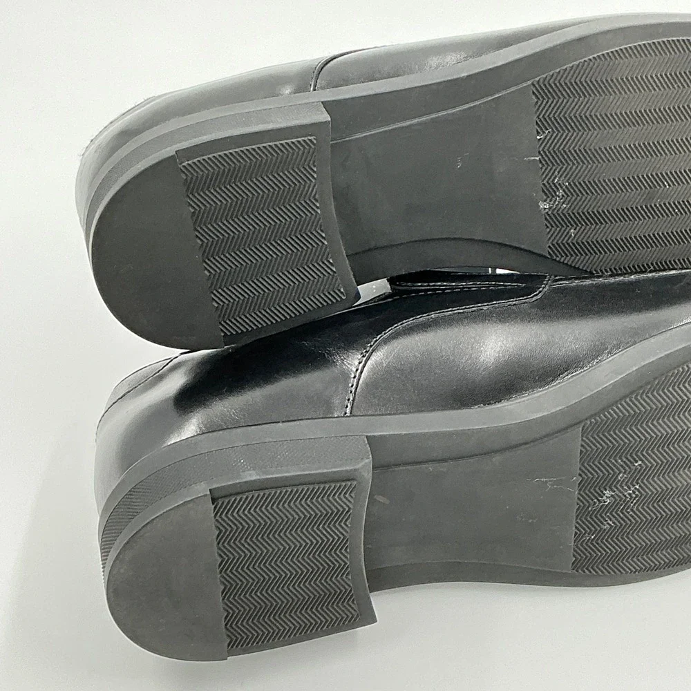 Nordstrom Rack Mens Size 13 Slip On Loafer Black Leather Ortholite NEW MSRP $60